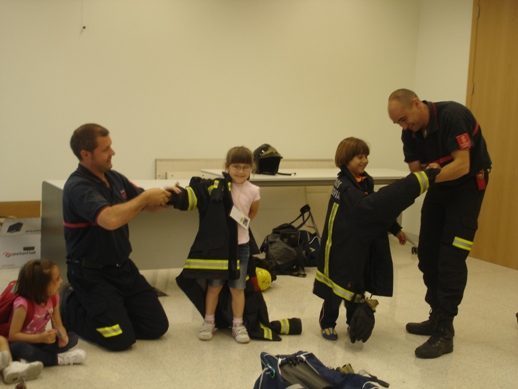 vISITA A LOS BOMBEROS EDUCACIÓN INFANTIL