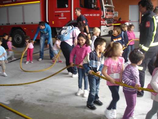 vISITA A LOS BOMBEROS EDUCACIÓN INFANTIL